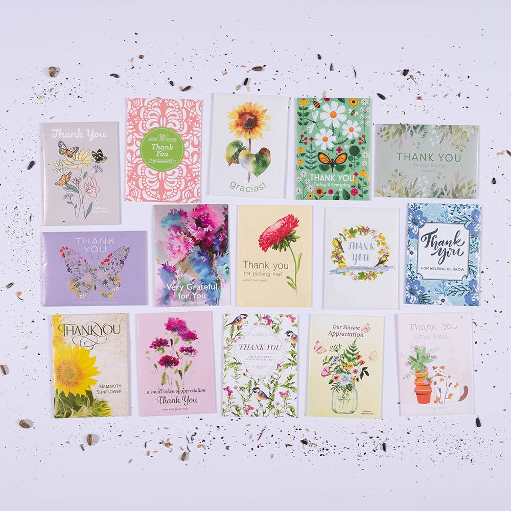 Bentley Seed Co. - Thank You Bird Butterfly Mix Seed Packets