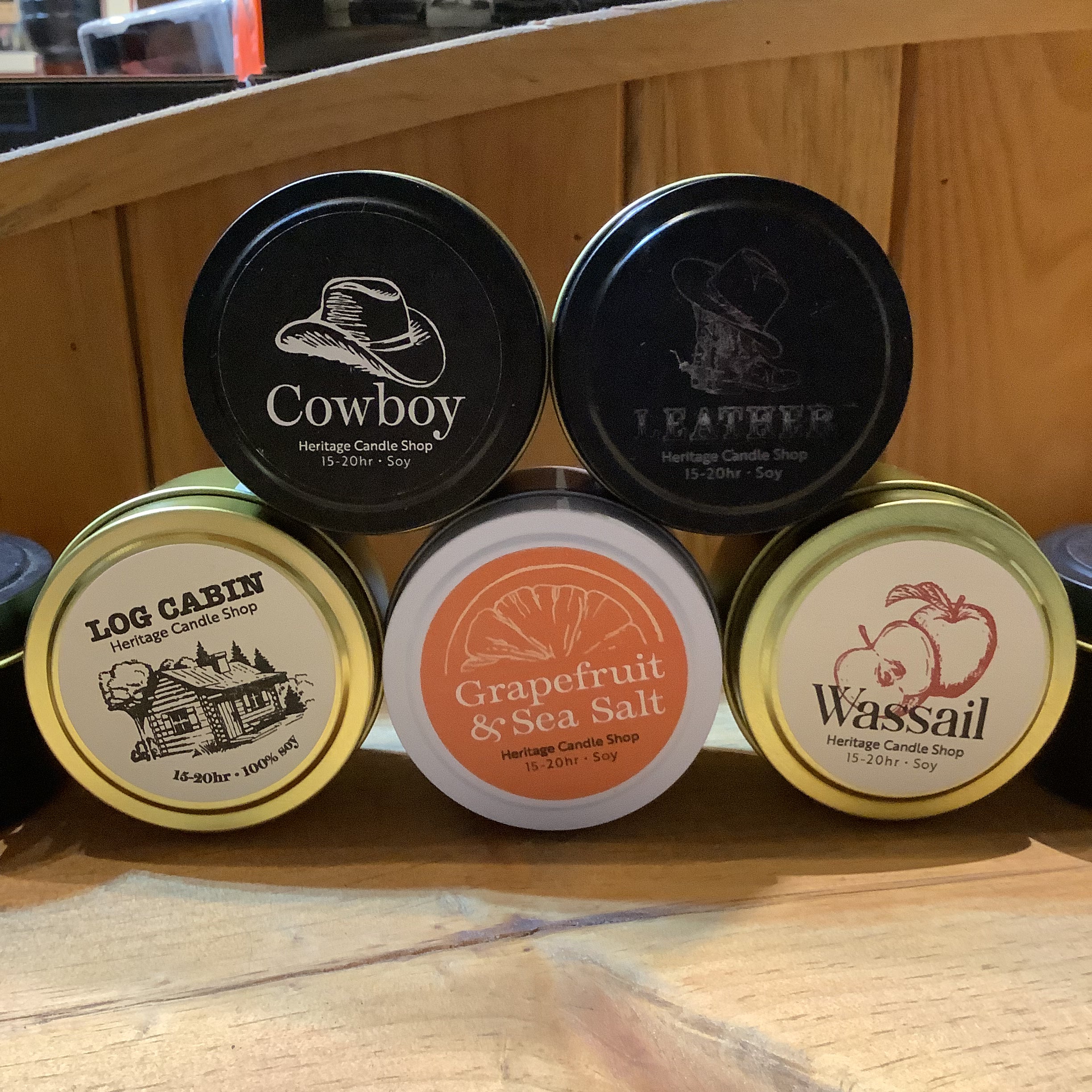 Heritage Candle Shop - Travel Tins