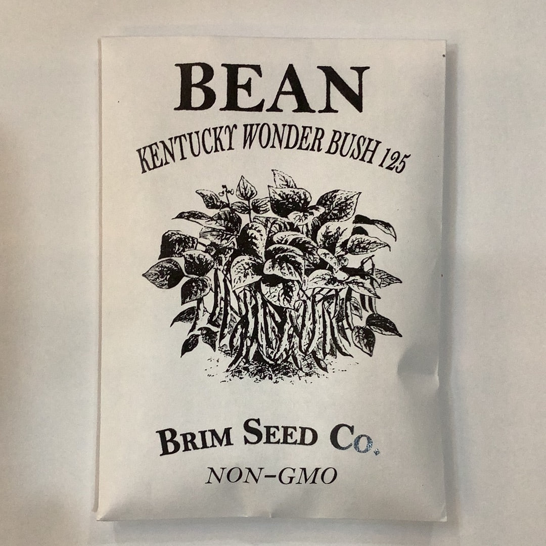 Brim Seed Co. - Kentucky Wonder Bush 125 Bean Seed
