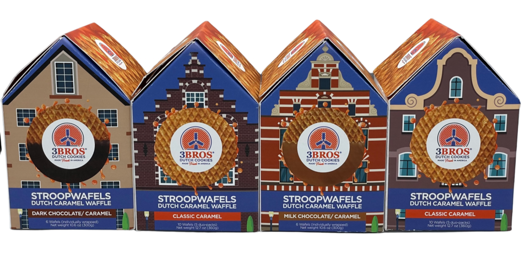 Dark-Chocolate-dipped Stroopwafels - Amsterdam Canal House