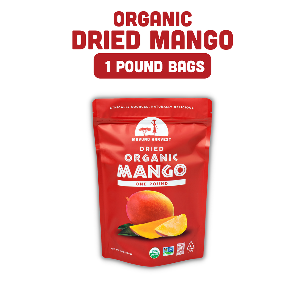 Organic Dried Mango, 6-pack case