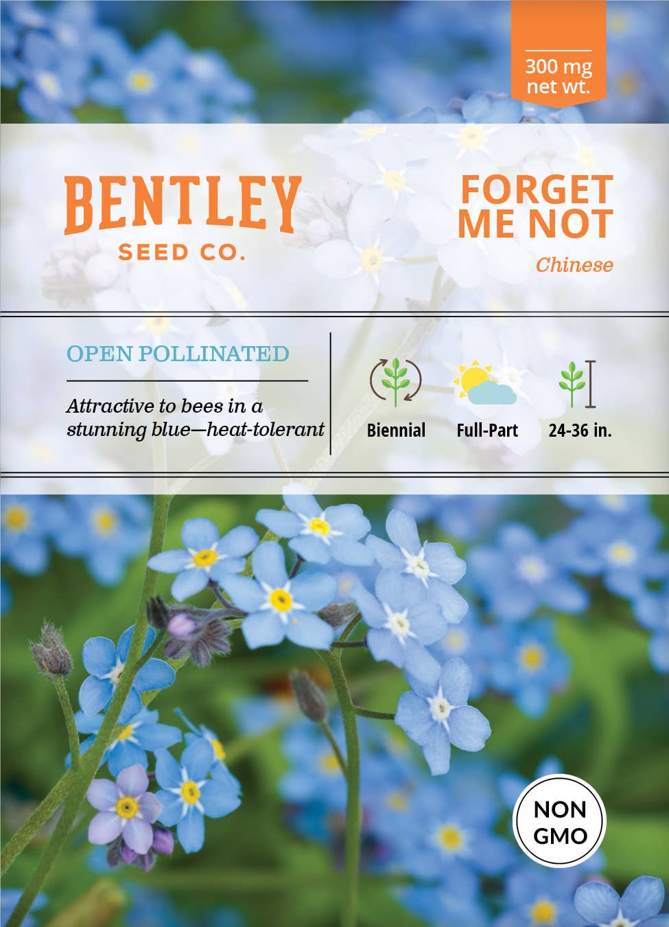 Bentley Seed Co. - Forget Me Not Seed Packets