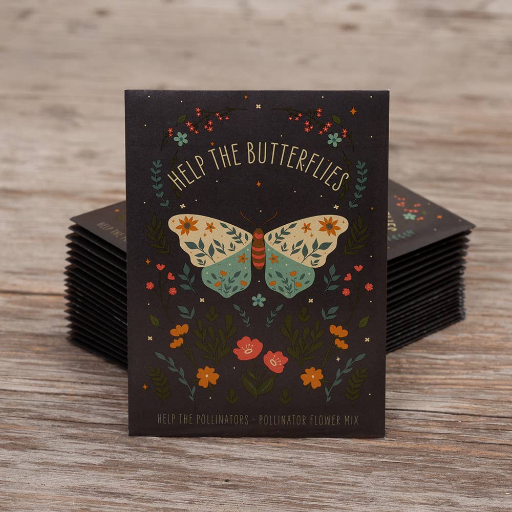 Bentley Seed Co. - Help Butterflies Help Pollinators Wildflower Seed Packets