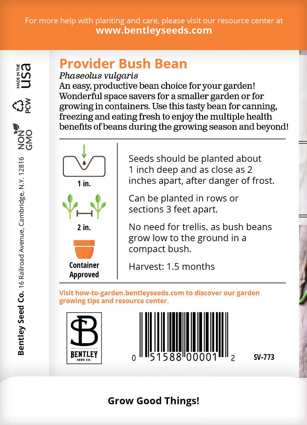 Bentley Seed Co. - Bean Provider (Green Bush)