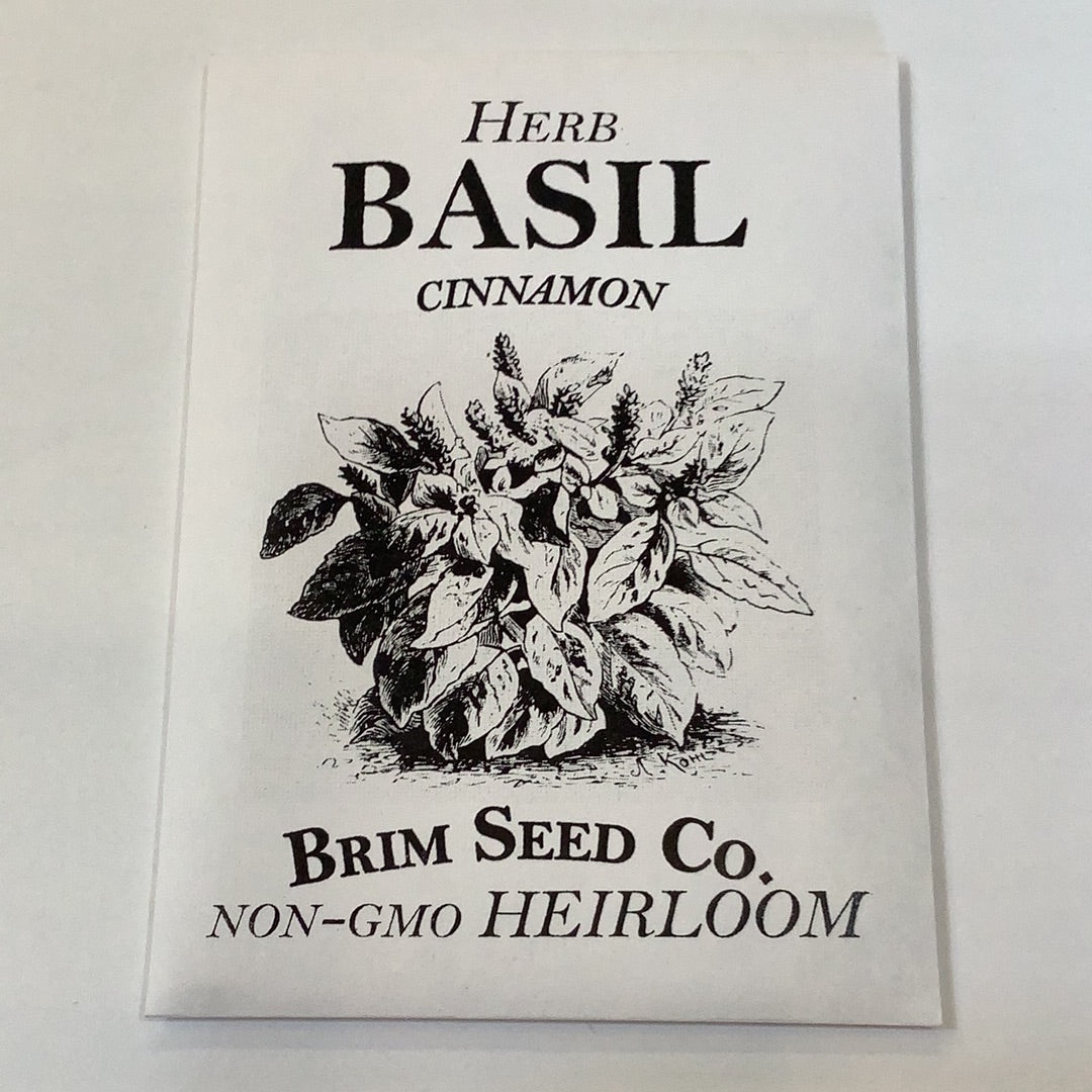 Brim Seed Co. - Cinnamon Basil Herb Heirloom Seed