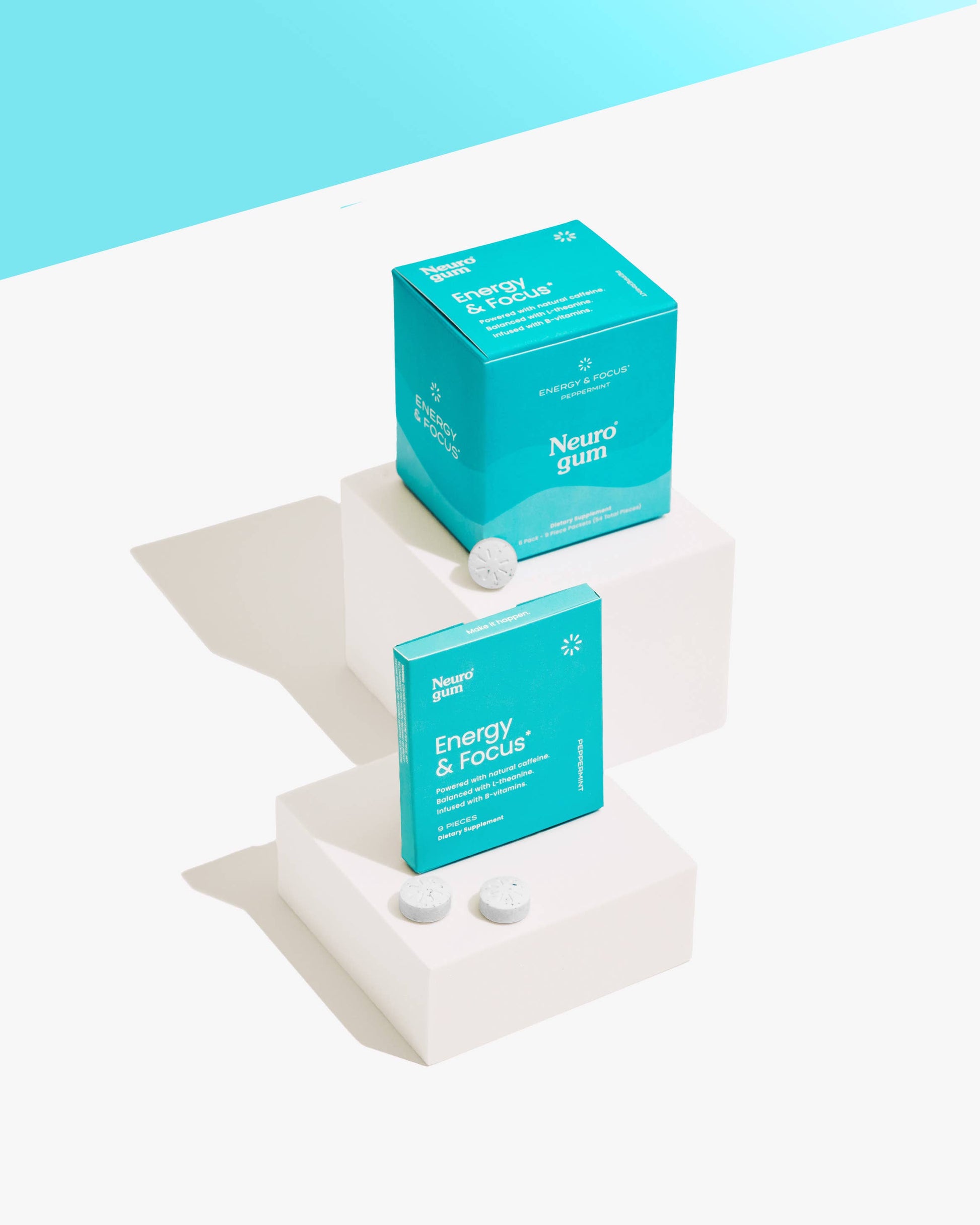 Energy and Focus Gum | Peppermint