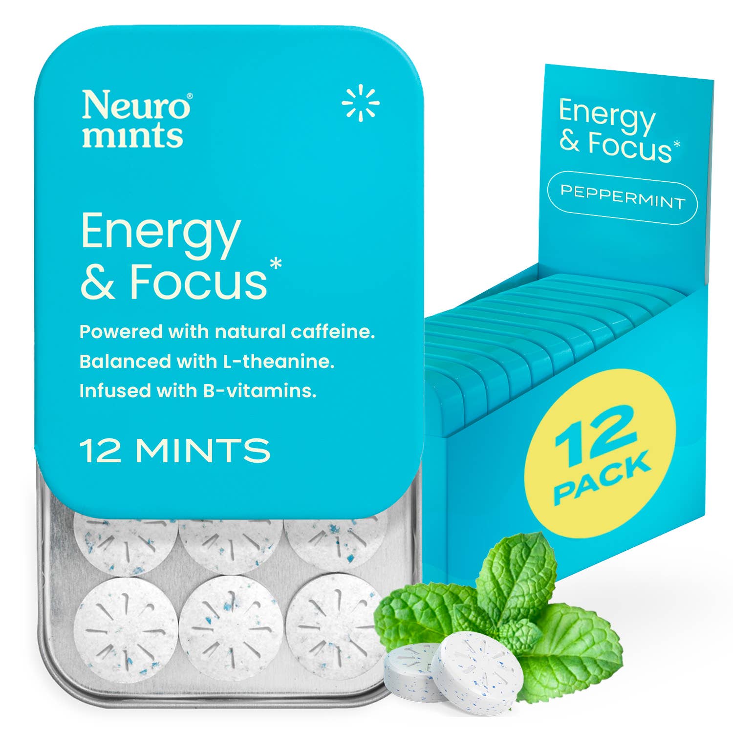 Energy & Focus Mints | Peppermint