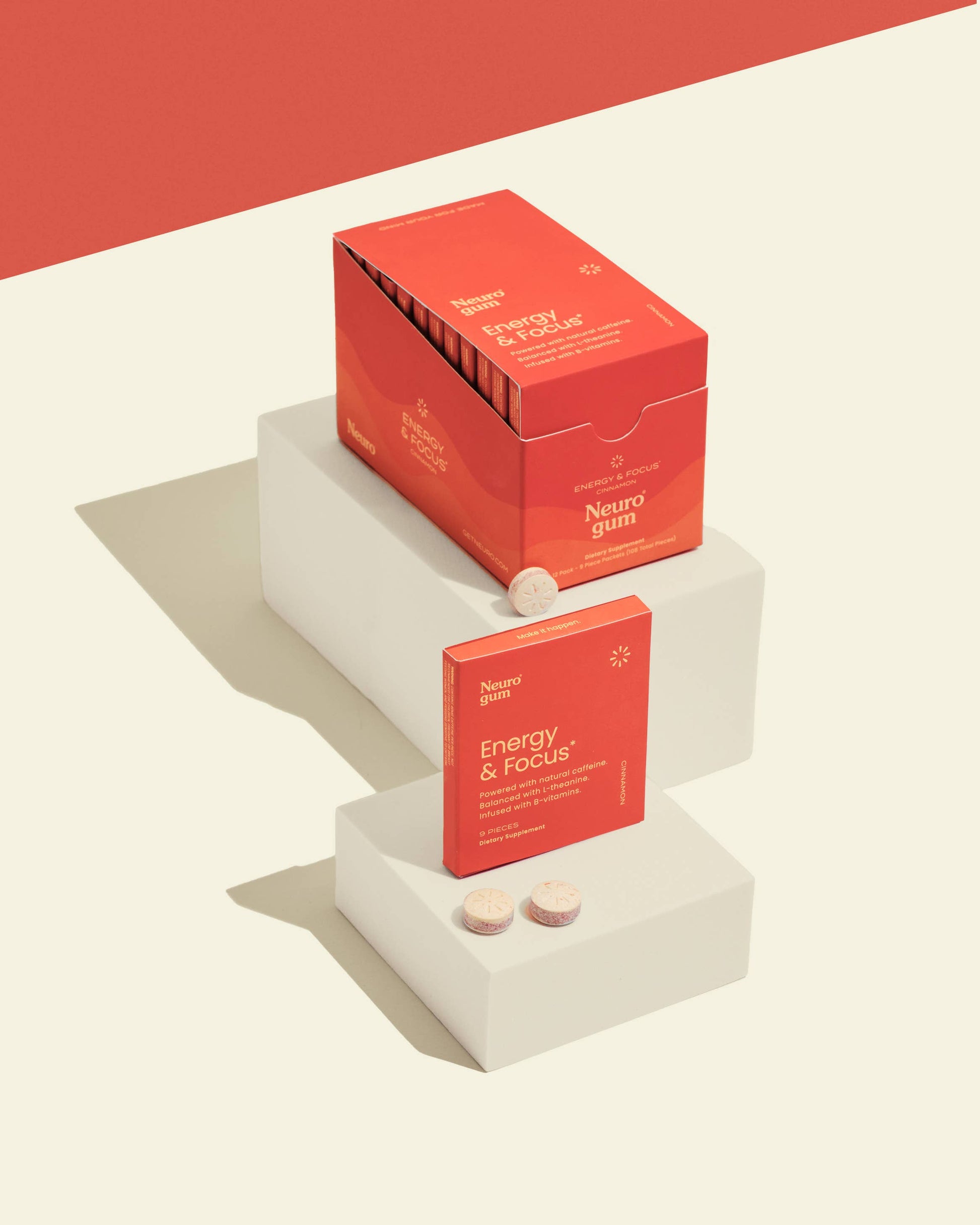 Energy and Focus Gum | Cinnamon