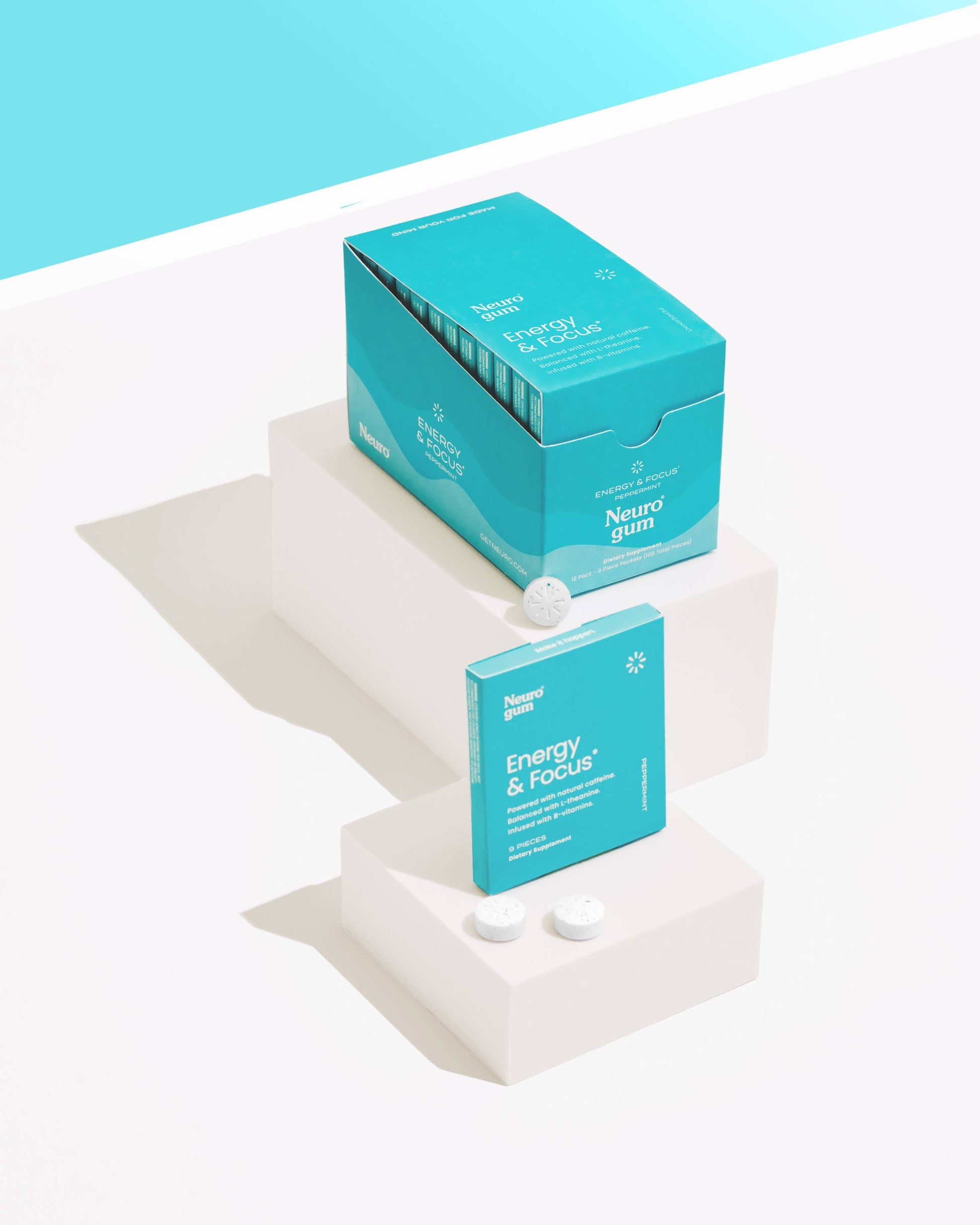 Energy and Focus Gum | Peppermint