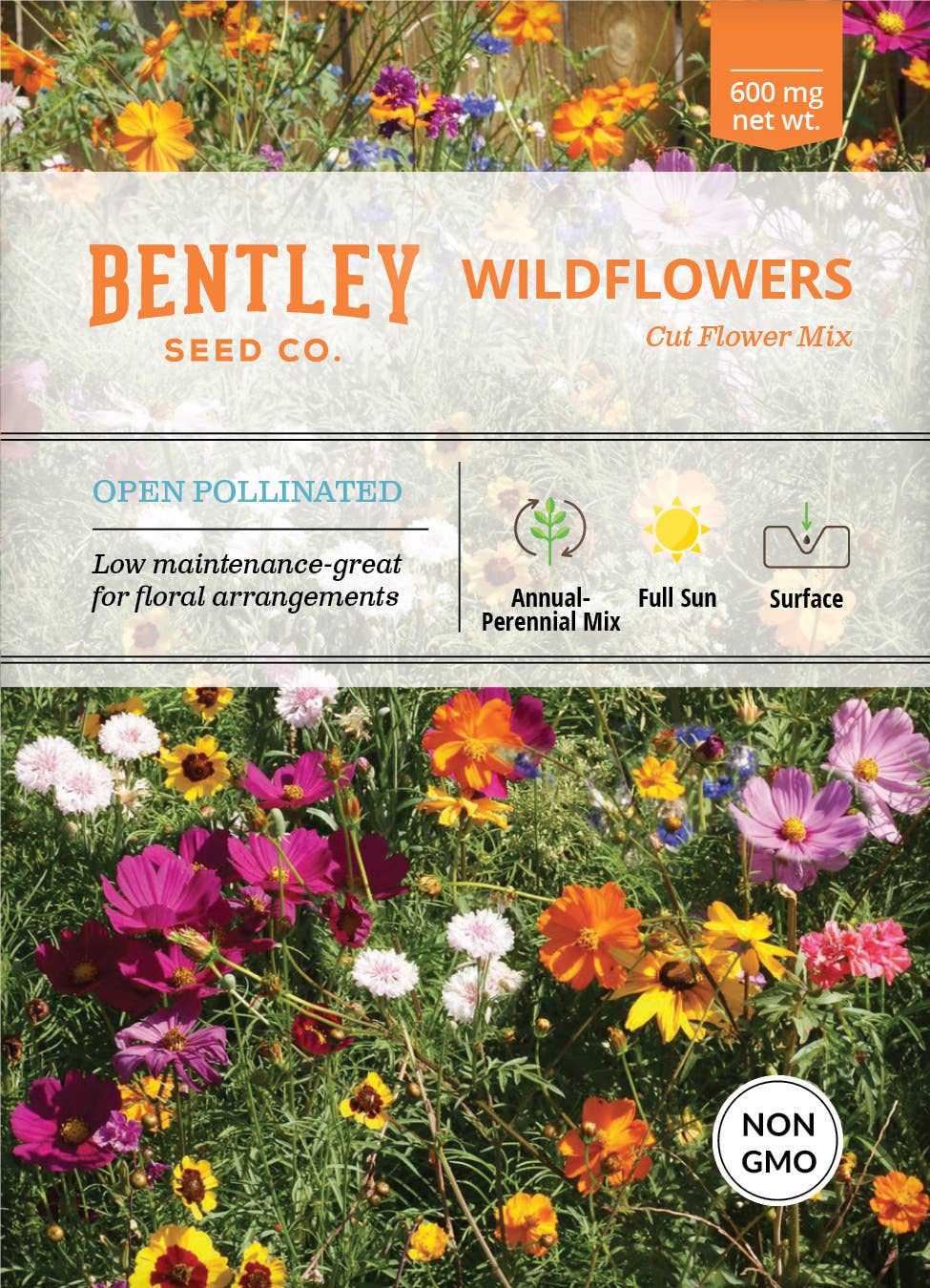 Bentley Seed Co. - Cut Flower Mix Mixed Annuals
