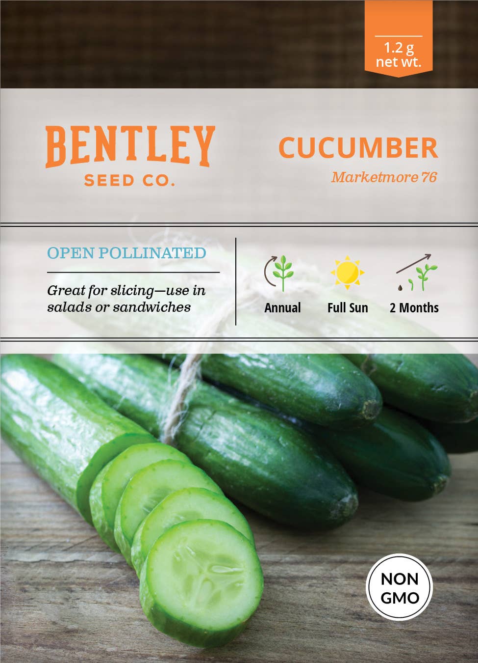 Bentley Seed Co. - Cucumber Marketmore 76