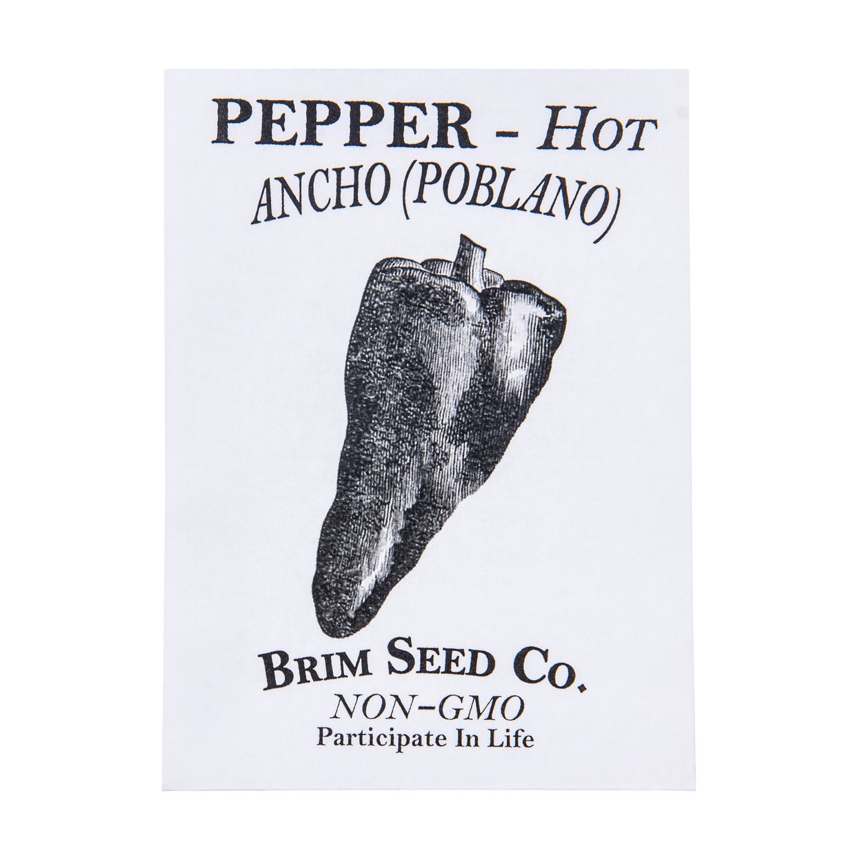 Brim Seed Co. - Hot Ancho Poblano Pepper Seed