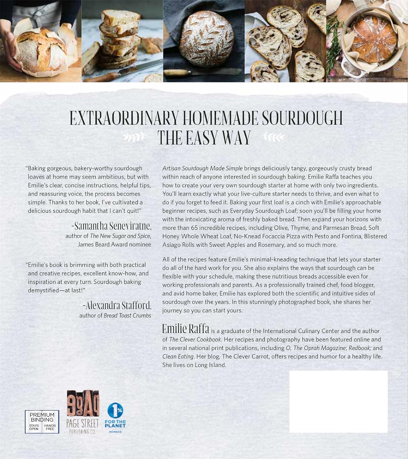 Artisan Sourdough Made Simple: A Beginner's Guide to Delicious Handcrafted Bread with Minimal Kneading - by Emilie Raffa