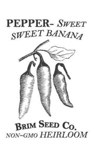 Brim Seed Co. - Sweet Banana Pepper Heirloom Seed