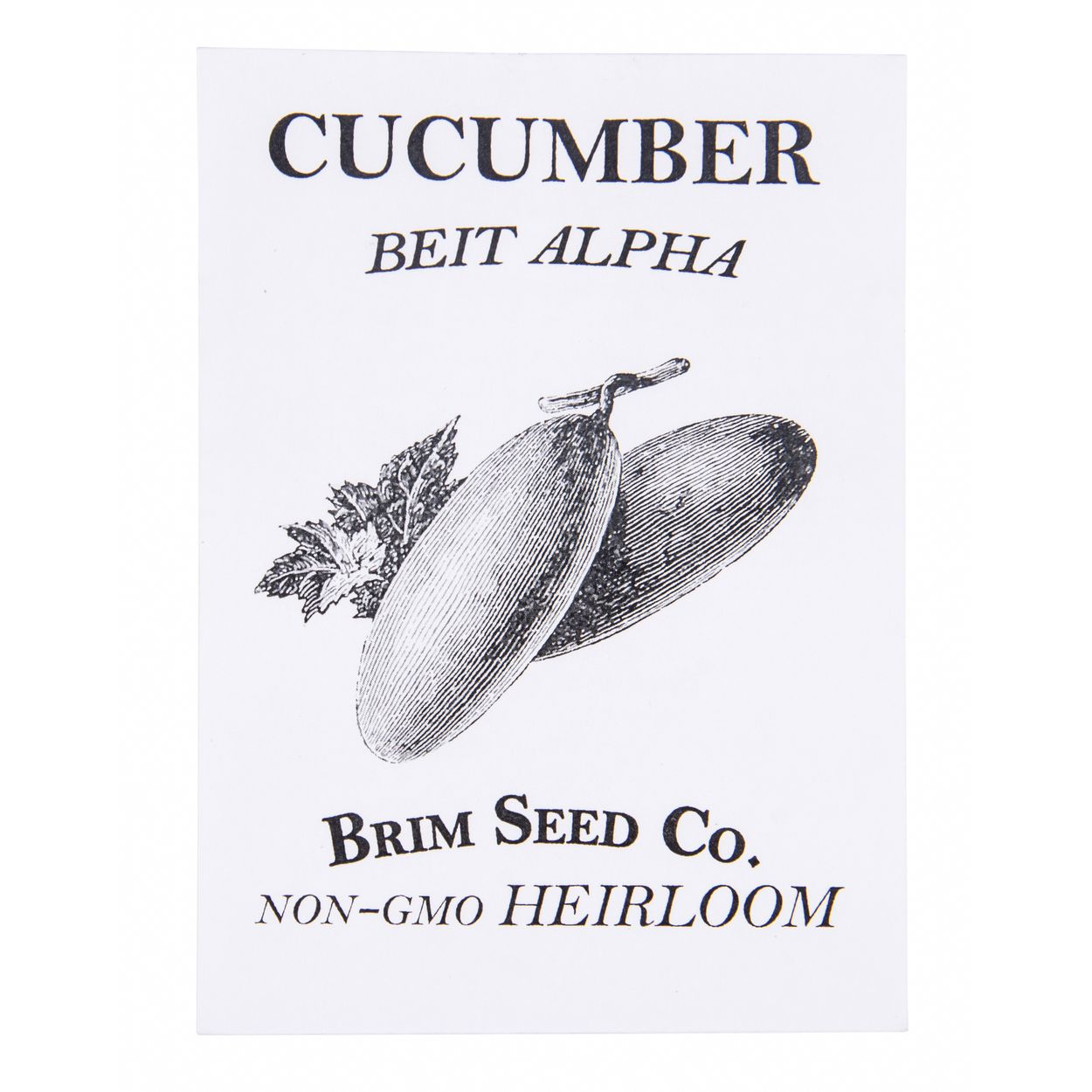 Brim Seed Co. - Beit Alpha Cucumber Heirloom Seed