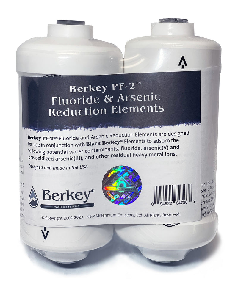 Berkey - PF2 Fluoride & Arsenic Filters