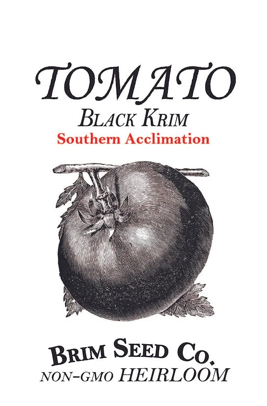 Brim Seed Co. - Southern Acclimated Black Krim Tomato Heirloom Seed