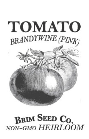 Brim Seed Co. - Brandywine Pink Tomato Heirloom Seed