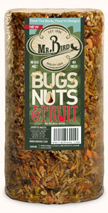 Mr. Bird - 24oz.  Bugs, Nuts & Fruit Seed Cylinder