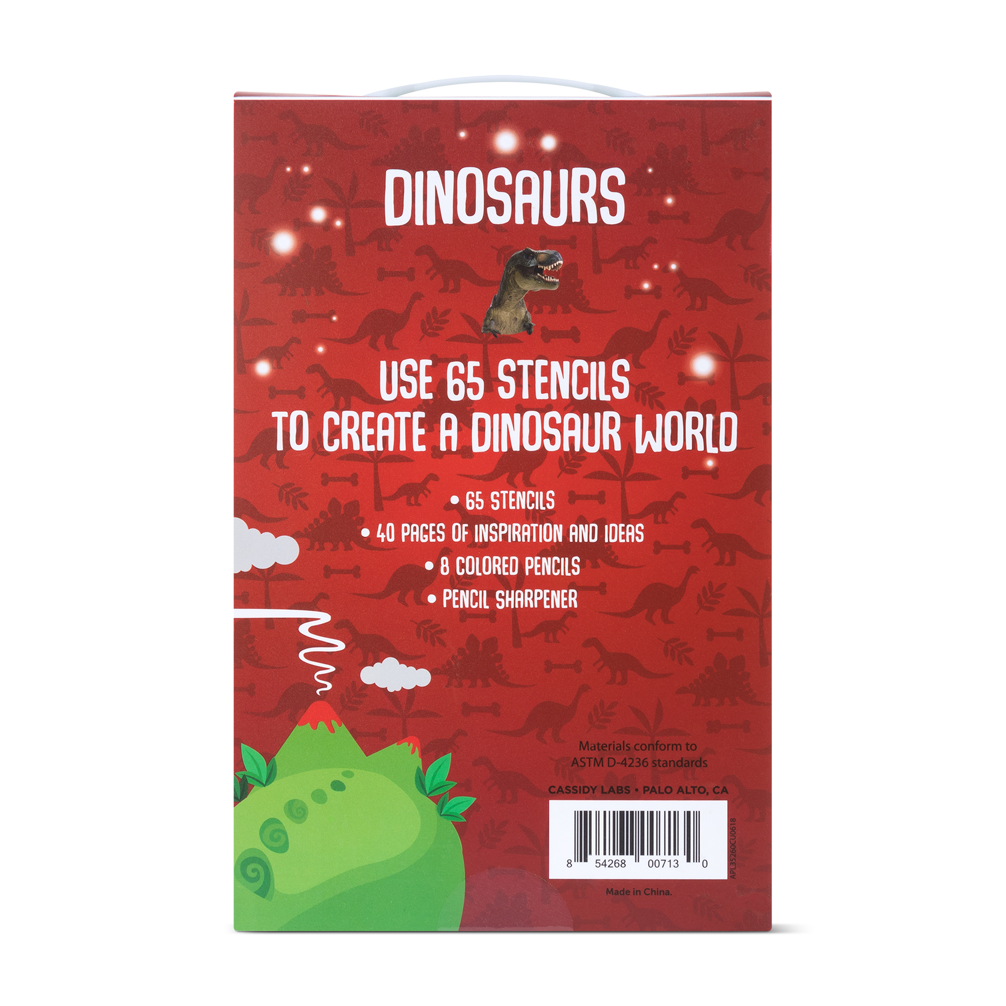 Dinosaur Stencil Kit