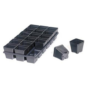 Dillen - 18 Pocket Carry Tray For 4" Square Pots, Press Fit