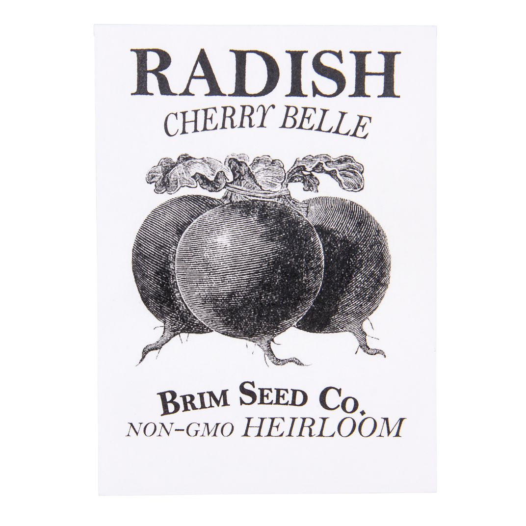 Brim Seed Co. - Cherry Belle Radish Heirloom Seed