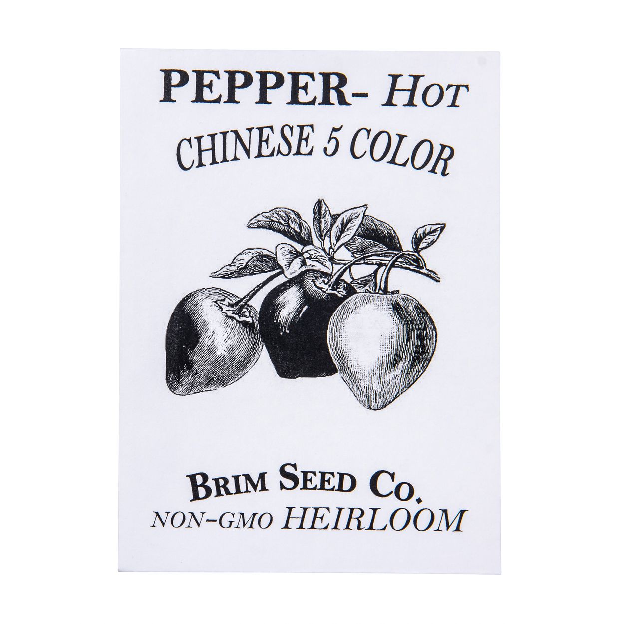 Brim Seed Co. - Hot Chinese 5 Color Pepper Heirloom Seed