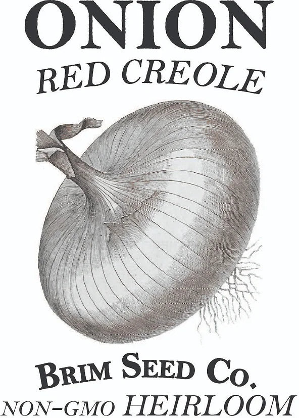 Brim Seed Co. - Red Creole Onion Heirloom Seed