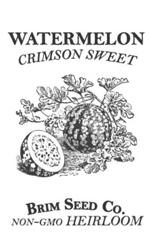 Brim Seed Co. - Crimson Sweet Watermelon Heirloom Seed