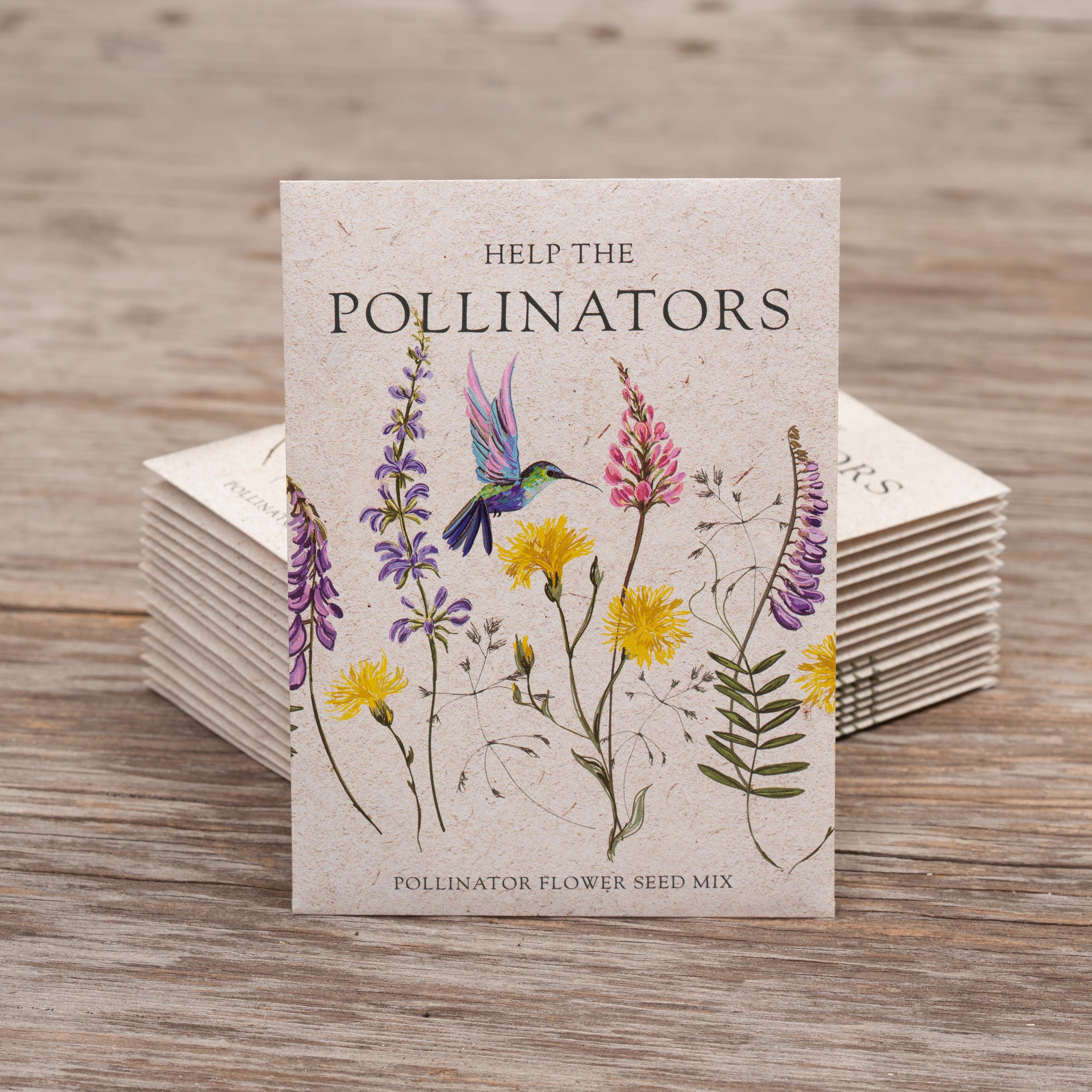 Bentley Seed Co. - Help Pollinators Kraft Hummingbird Pollinator Mix