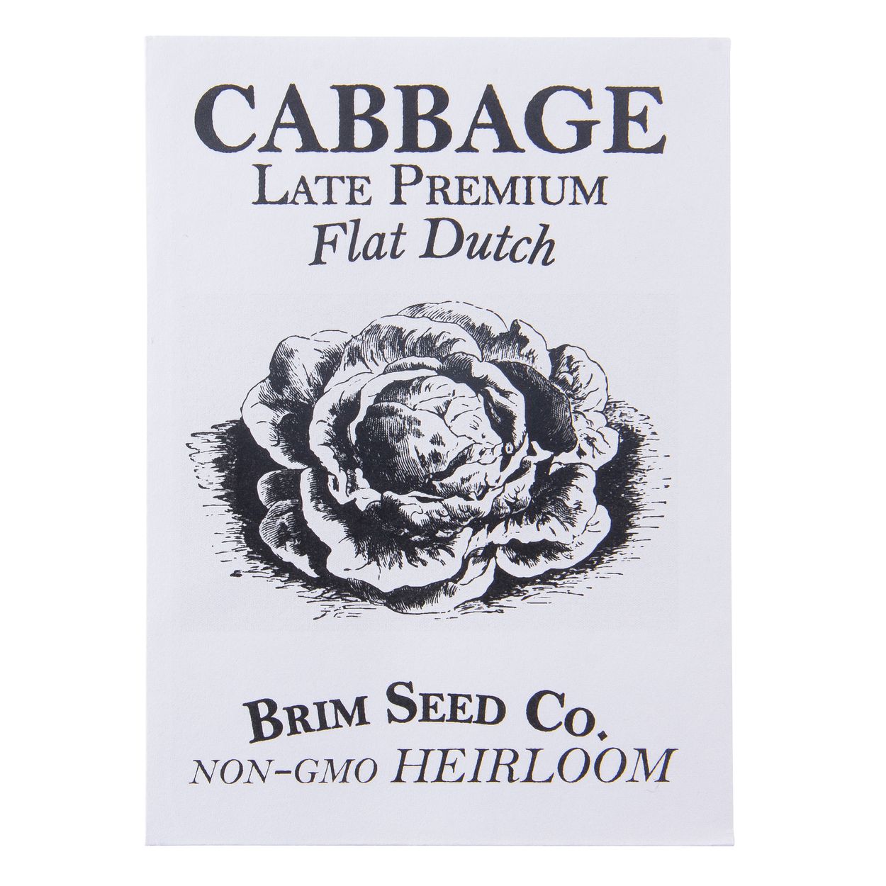 Brim Seed Co. - Late Premium Flat Dutch Cabbage Heirloom Seed
