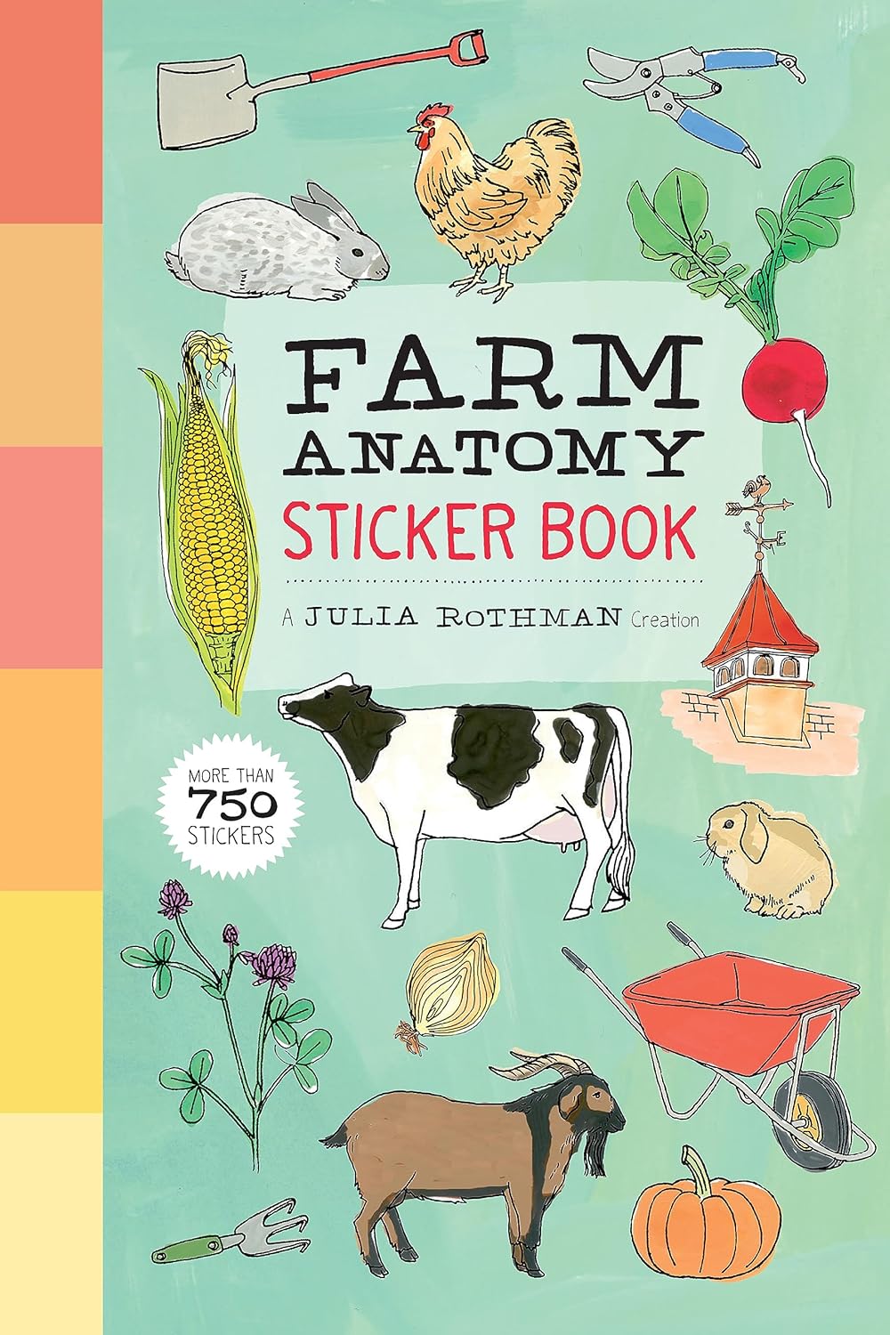 Farm Anatomy Sticker Book - by Julia Rothman