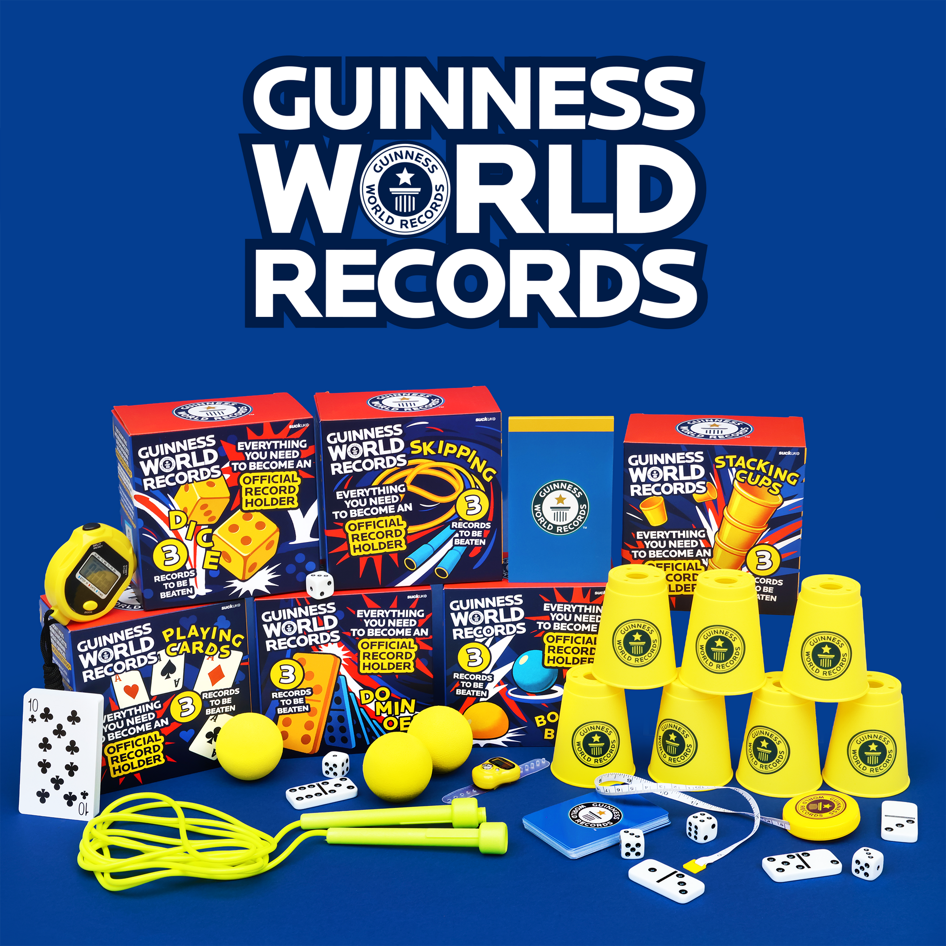 Stacking Cups Record Breaker Kit - Guinness book of records
