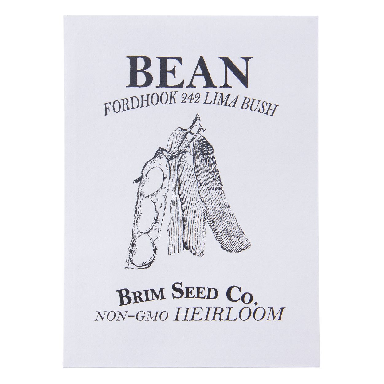 Brim Seed Co. - Fordhook 242 Lima Bush Bean Heirloom Seed