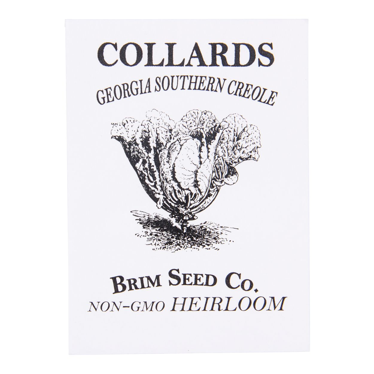 Brim Seed Co. - Georgia Southern Creole Collards Heirloom Seed