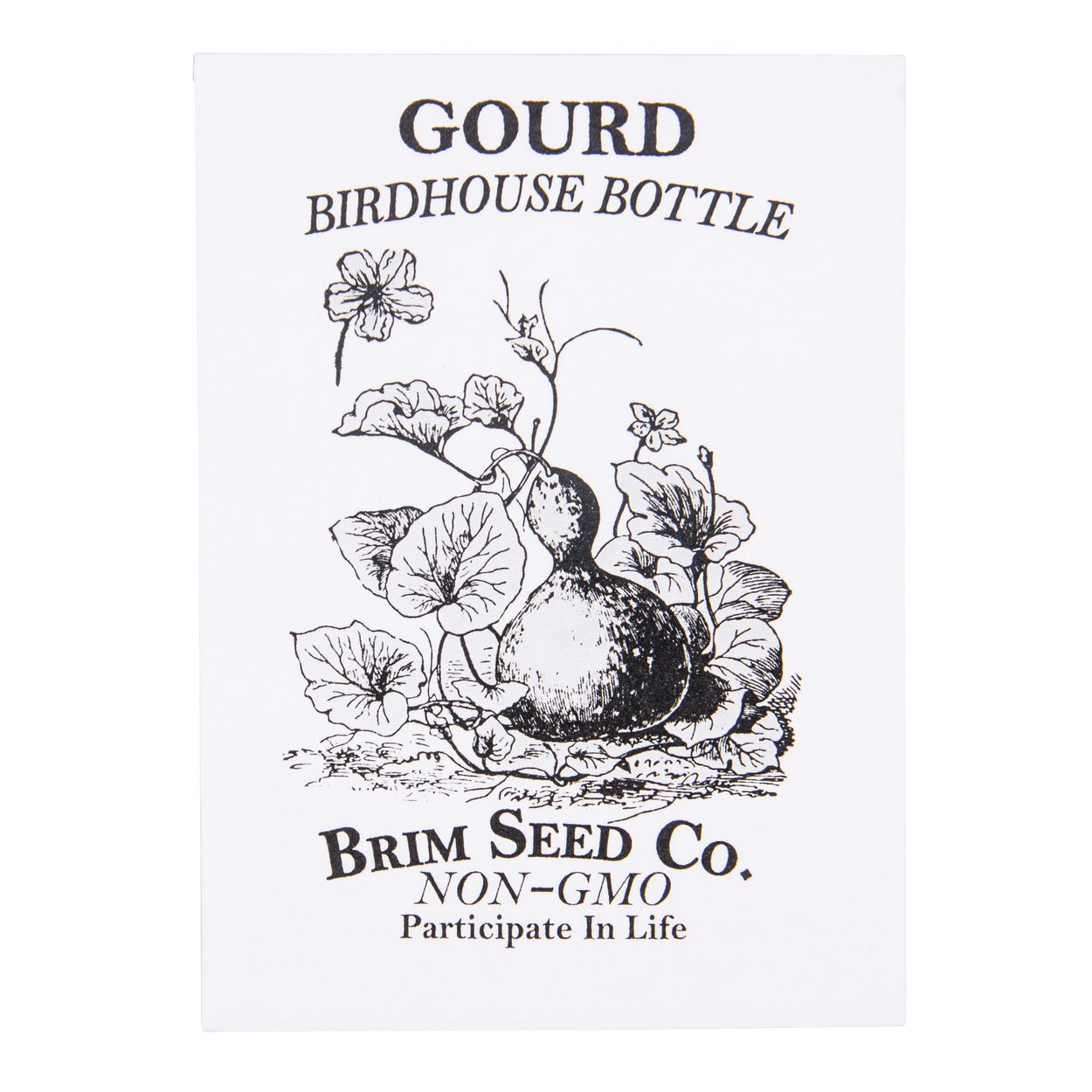 Brim Seed Co. - Birdhouse Bottle Gourd Seed