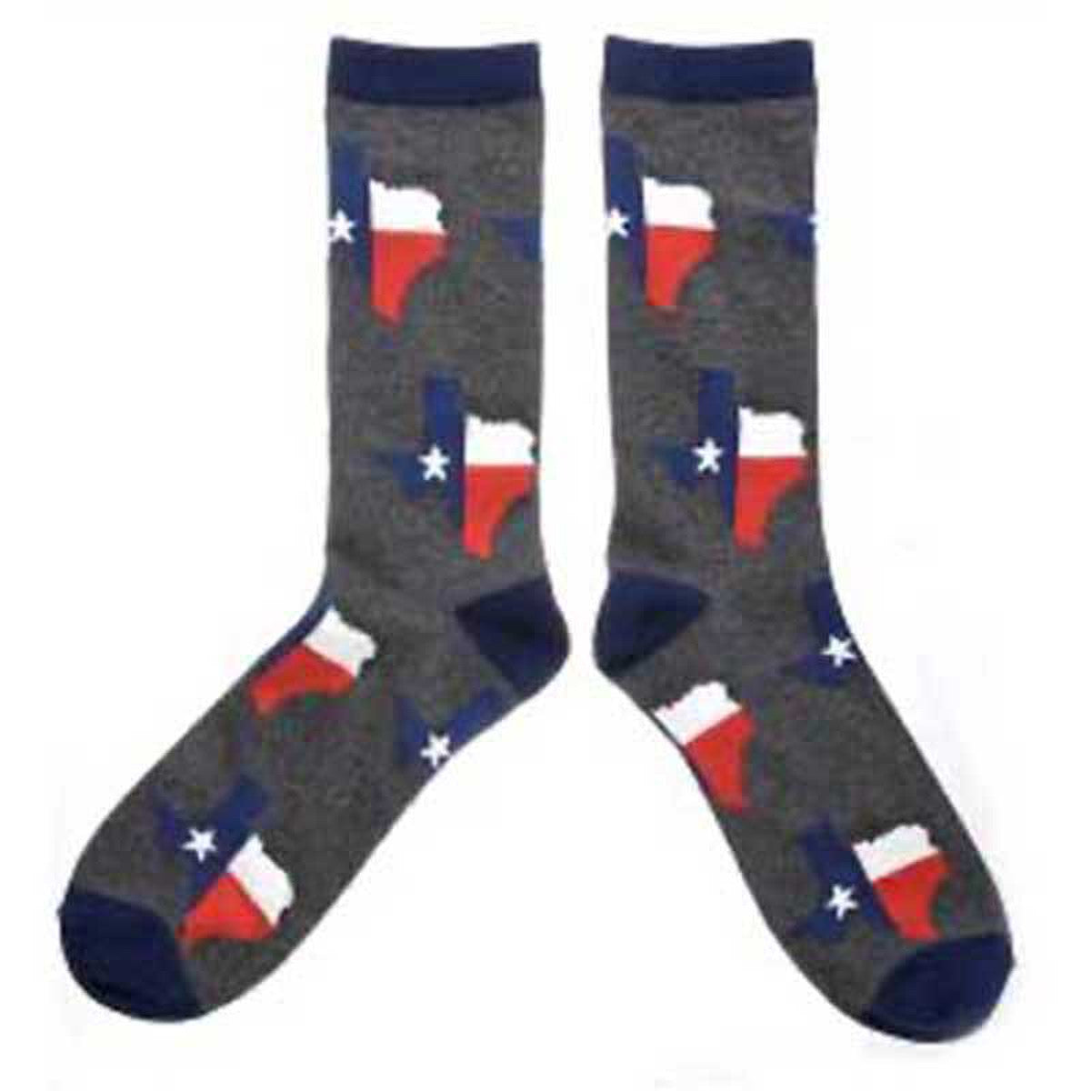 Robin Ruth - Gray Texas Shaped Socks