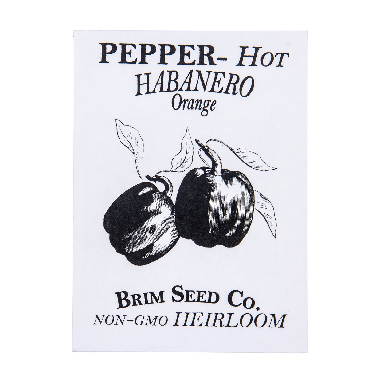 Brim Seed Co. - Hot Orange Habanero Pepper Heirloom Seed