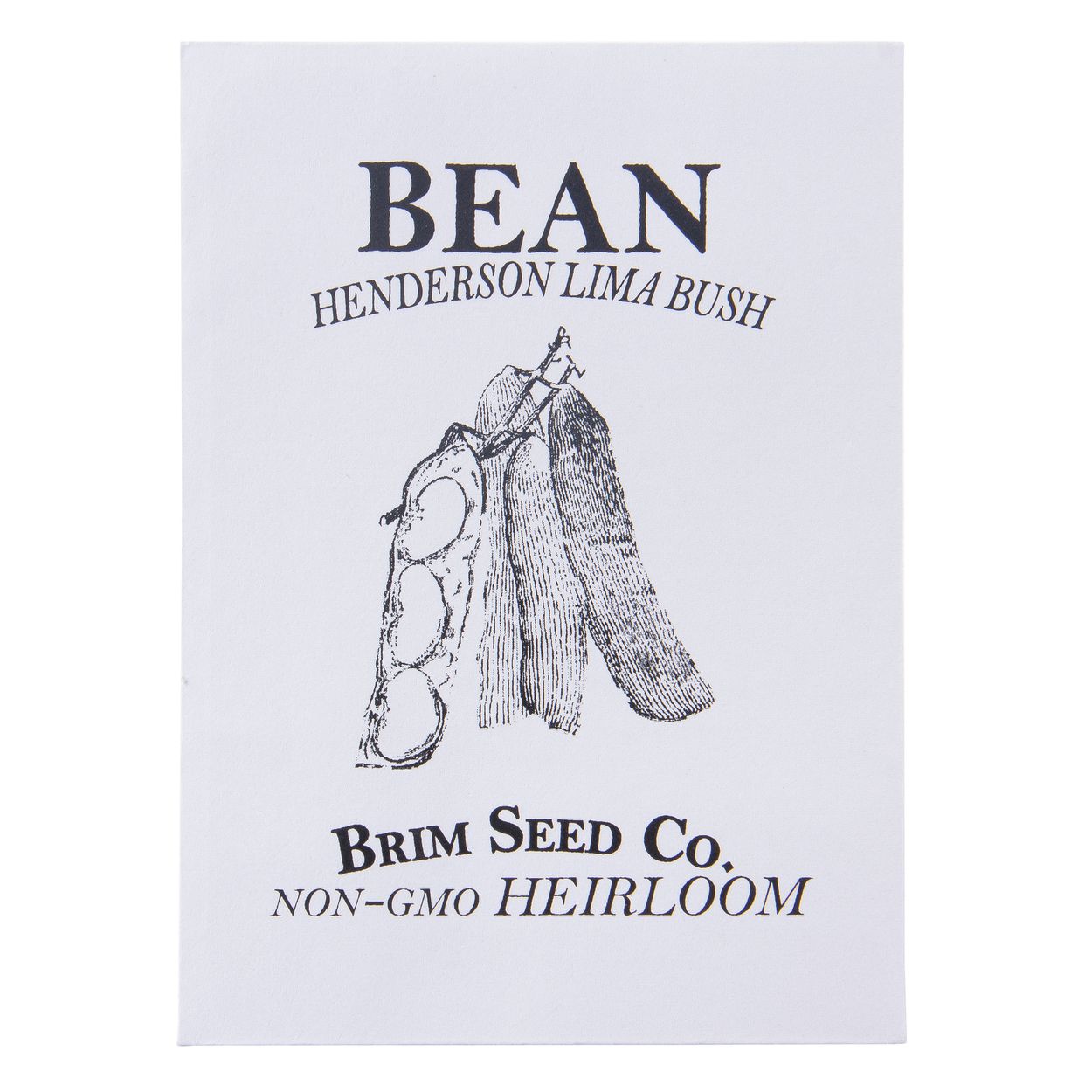 Brim Seed Co. - Henderson Lima Bush Bean Heirloom Seed