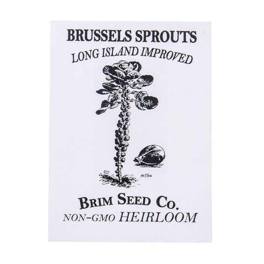 Brim Seed Co. - Long Island Improved Brussels Sprouts Heirloom Seed