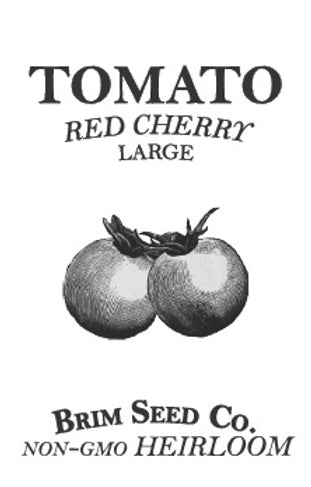 Brim Seed Co. - Large Red Cherry Tomato Heirloom Seed