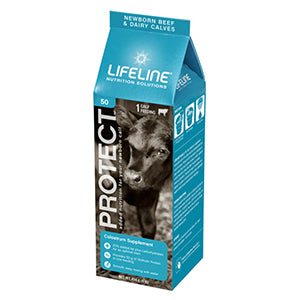 Lifeline - 1lb. PROTECT Calf Colostrum Supplement, 50g
