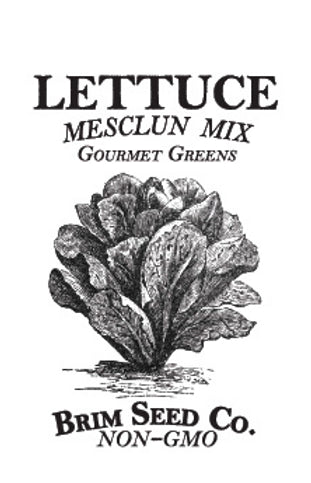 Brim Seed Co. - Mix Mesclun Gourmet Lettuce Greens Seed