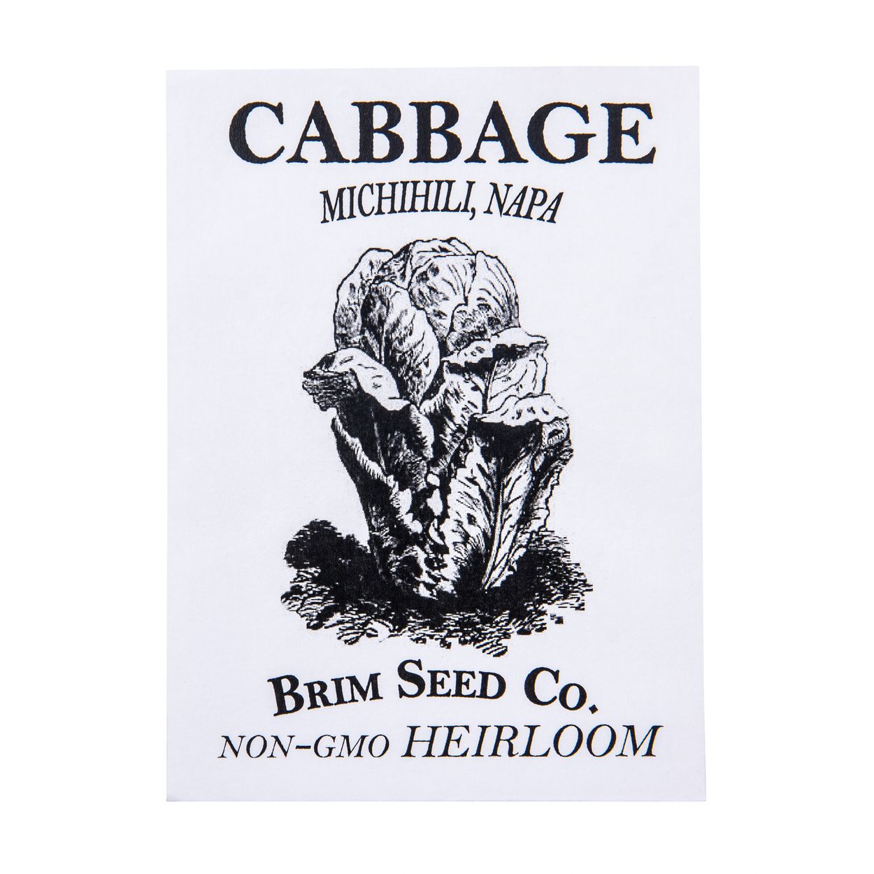Brim Seed Co. - Michihili Napa Cabbage Heirloom Seed