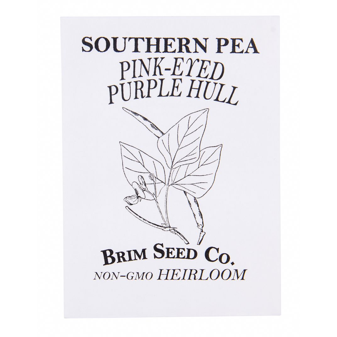 Brim Seed Co. - Pink Eyed Purple Hull Southern Pea Heirloom Seed
