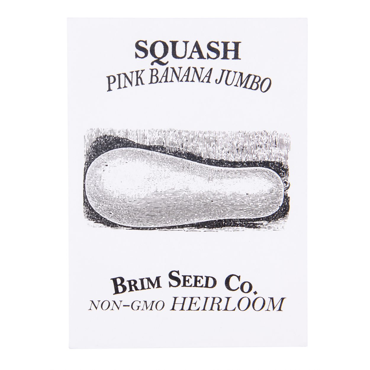 Brim Seed Co. - Pink Banana Jumbo Squash Heirloom Seed