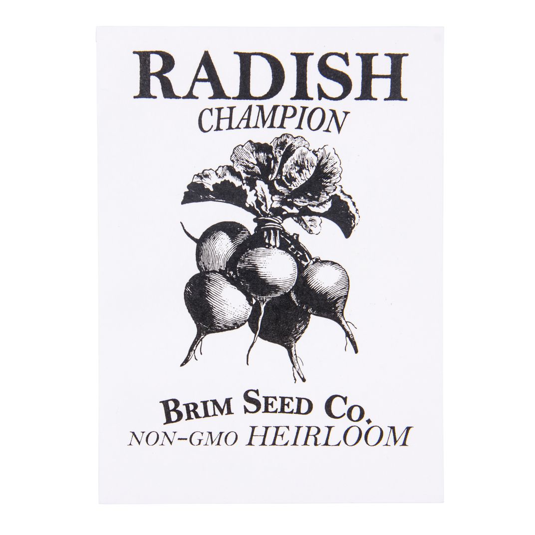 Brim Seed Co. - Champion Radish Heirloom Seed