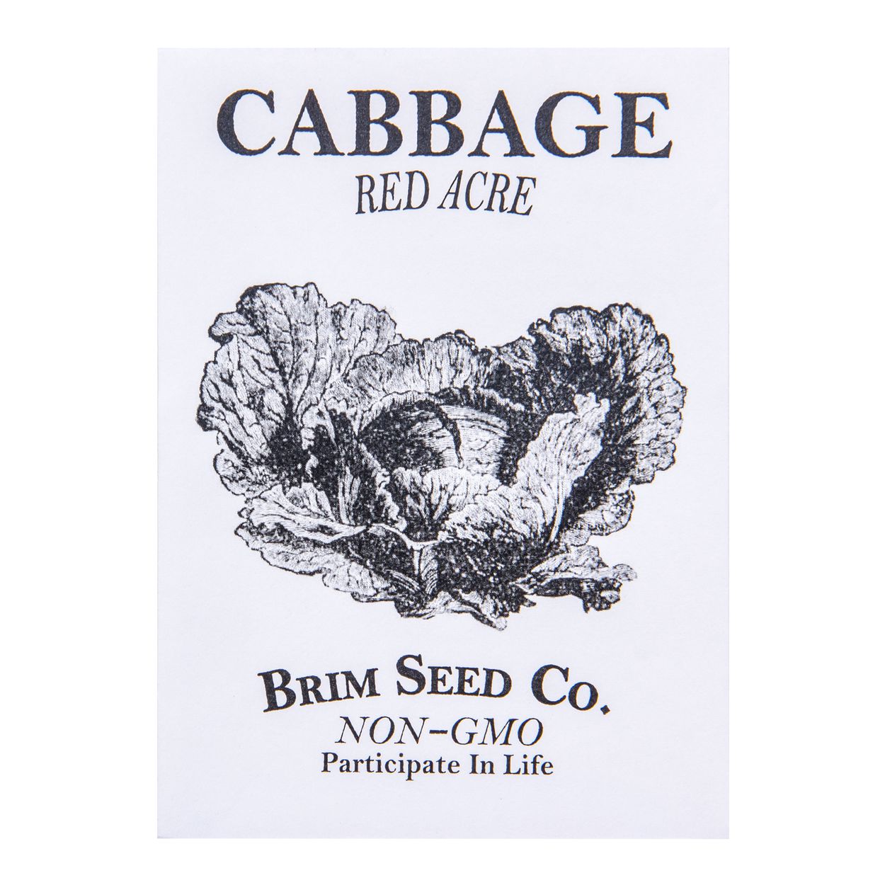 Brim Seed Co. - Red Acre Cabbage Heirloom Seed
