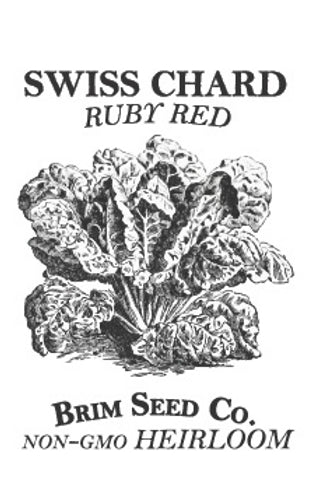 Brim Seed Co. - Ruby Red Chard Heirloom Seed