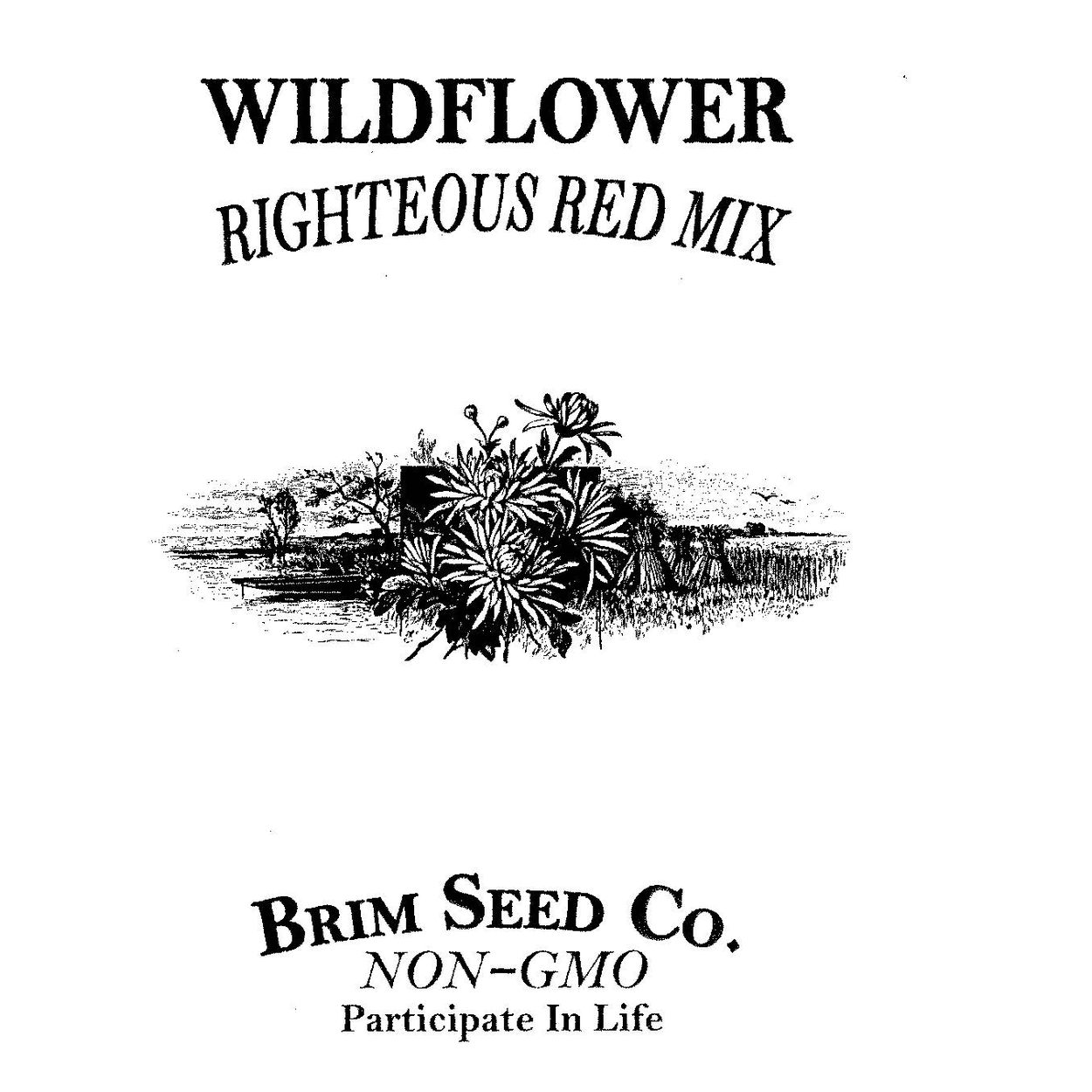 Brim Seed Co. - Righteous Red Mix Wildflower Seed
